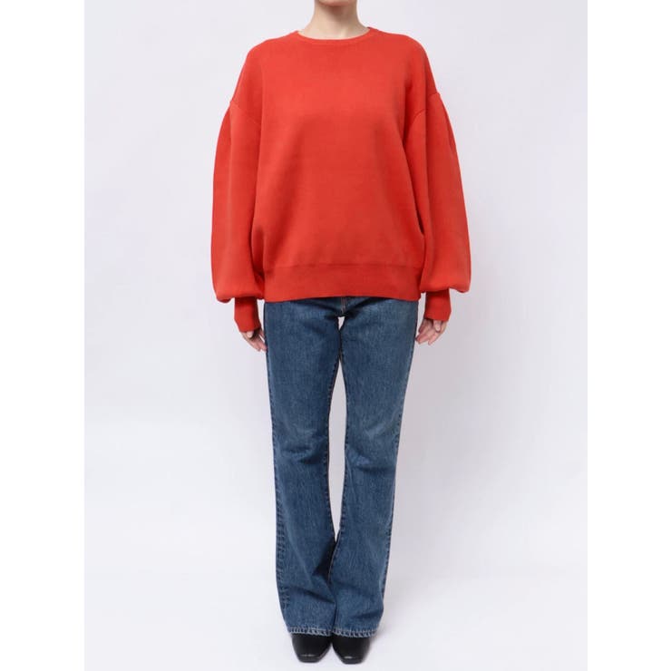 【WEB限定】スリーブタックスウェットライクルーズニット | Ungrid | 詳細画像48 