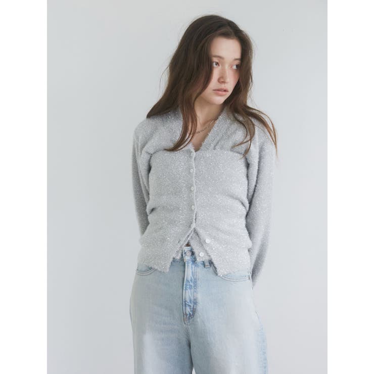 シルバー | ラメニットアンサンブル | Ungrid