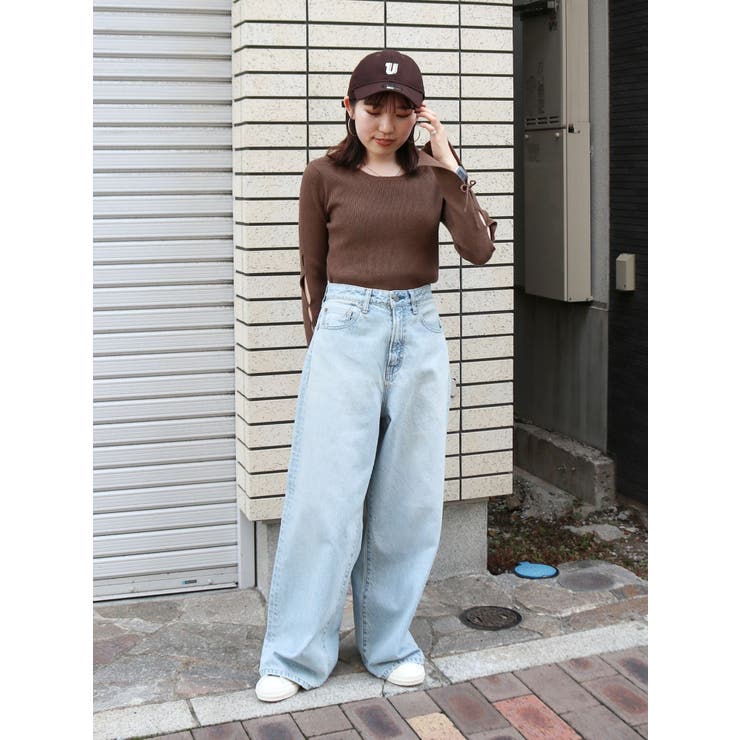 【WEB限定】スリーブデザインリボンニット | Ungrid | 詳細画像19 