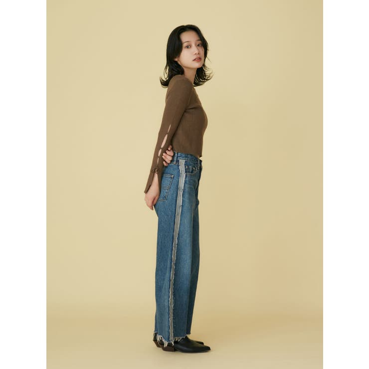 【WEB限定】スリーブデザインリボンニット | Ungrid | 詳細画像7 