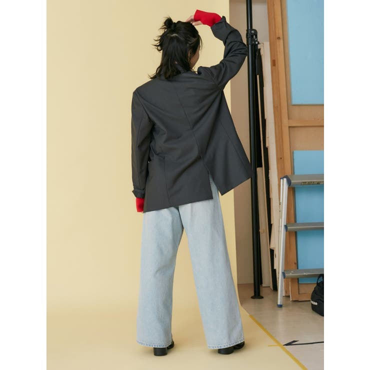 【WEB限定】ラグランロゴショートニット | Ungrid | 詳細画像13 