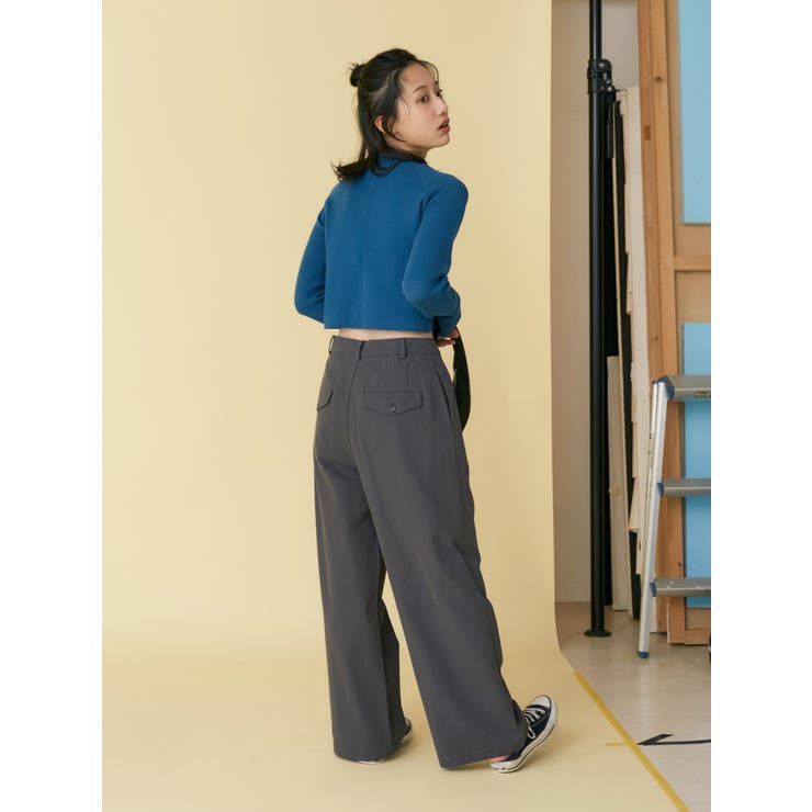 【WEB限定】ラグランロゴショートニット | Ungrid | 詳細画像19 