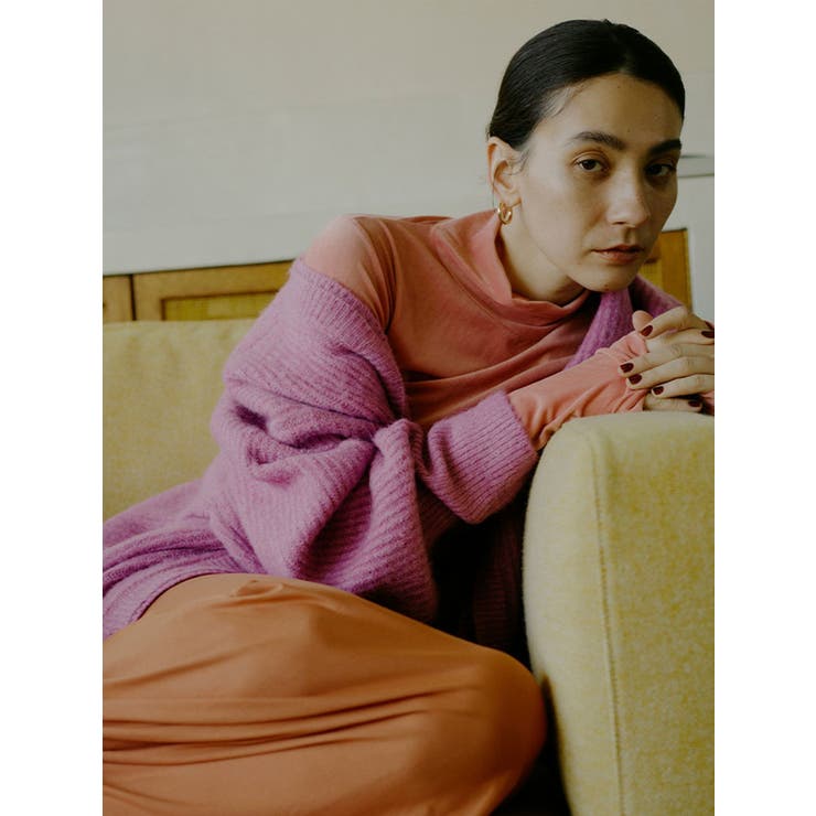 シアーベロアハイネックロングスリーブTee | Ungrid | 詳細画像3 