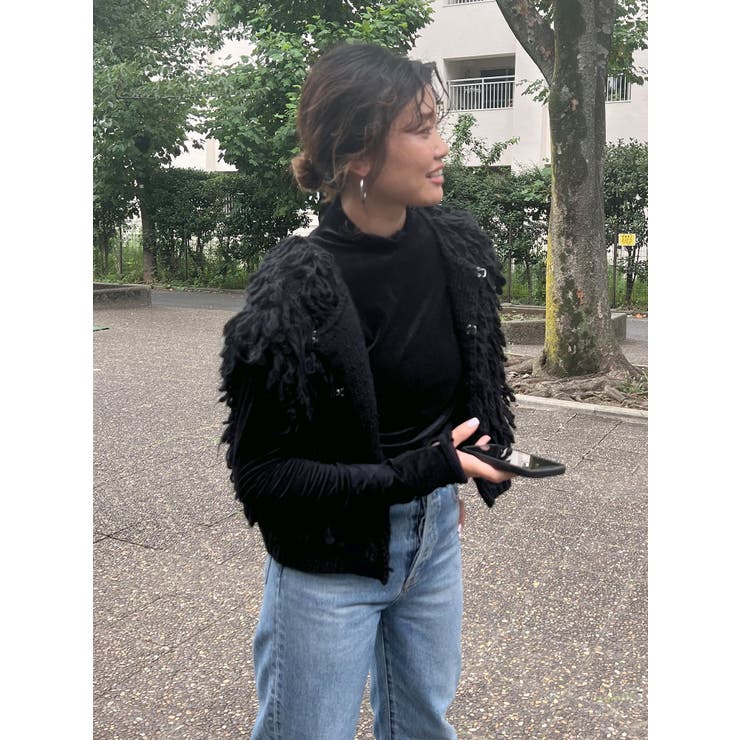 シアーベロアハイネックロングスリーブTee | Ungrid | 詳細画像32 