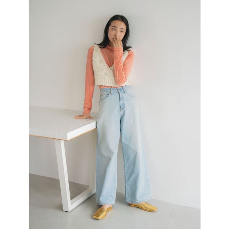 シアーベロアハイネックロングスリーブTee | Ungrid | 詳細画像7 