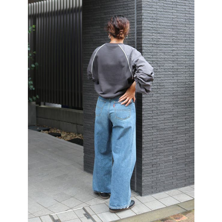 スリーブギャザードッキングスウェット | Ungrid | 詳細画像14 