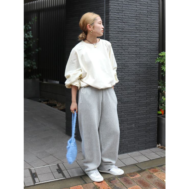スリーブギャザードッキングスウェット | Ungrid | 詳細画像4 