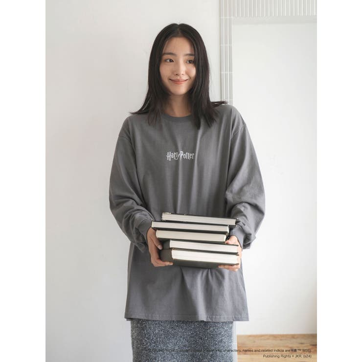 チャコールグレー | 【Harry Potter】別注 フォトロングスリーブTee | Ungrid