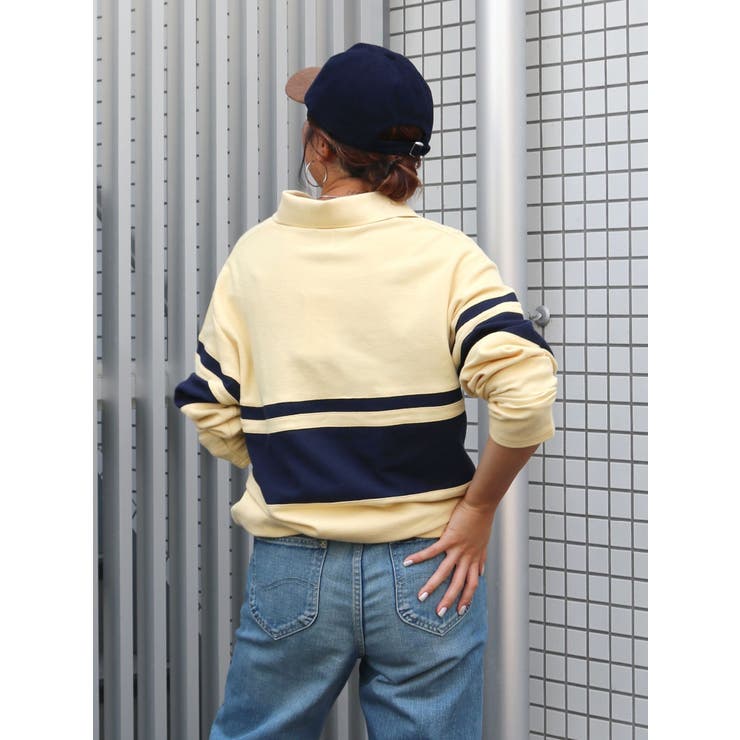 バイカラーポロシャツ | Ungrid | 詳細画像11 