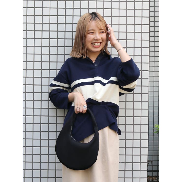 バイカラーポロシャツ | Ungrid | 詳細画像15 