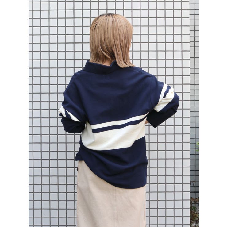 バイカラーポロシャツ | Ungrid | 詳細画像16 