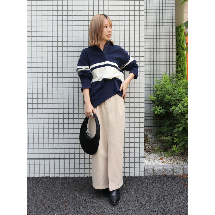 バイカラーポロシャツ | Ungrid | 詳細画像18 
