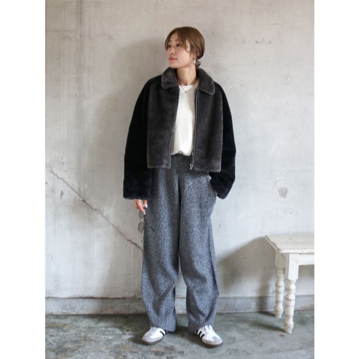 ボアバイカラーブルゾン[品番：MKSW0061057]｜Ungrid（アングリット