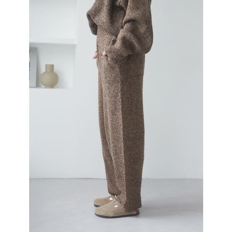 メランジニットルーズパンツ[品番：MKSW0059984]｜Ungrid（アン  