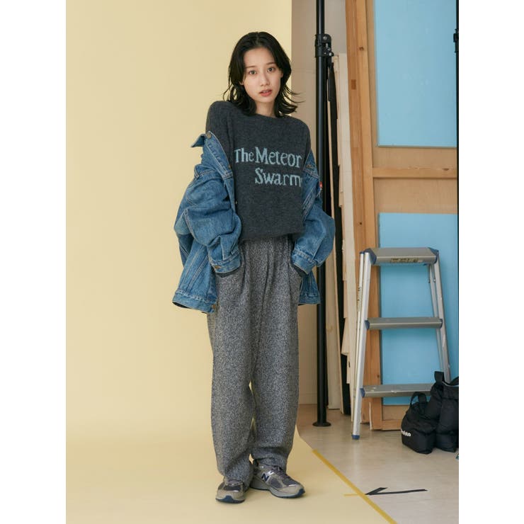 メランジニットルーズパンツ[品番：MKSW0059984]｜Ungrid（アン