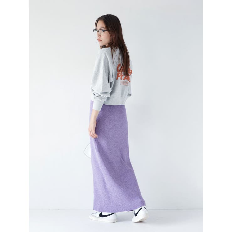 サイドスリットリブニットスカート | Ungrid | 詳細画像11 