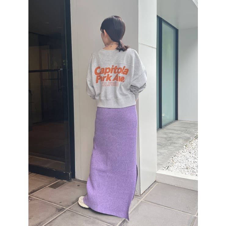 サイドスリットリブニットスカート | Ungrid | 詳細画像36 