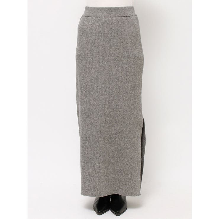 サイドスリットリブニットスカート | Ungrid | 詳細画像38 