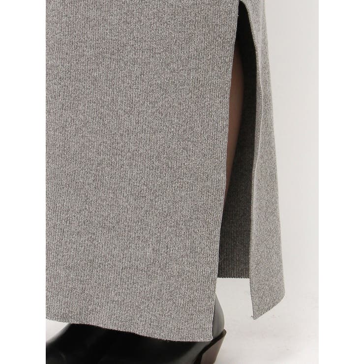 サイドスリットリブニットスカート | Ungrid | 詳細画像42 