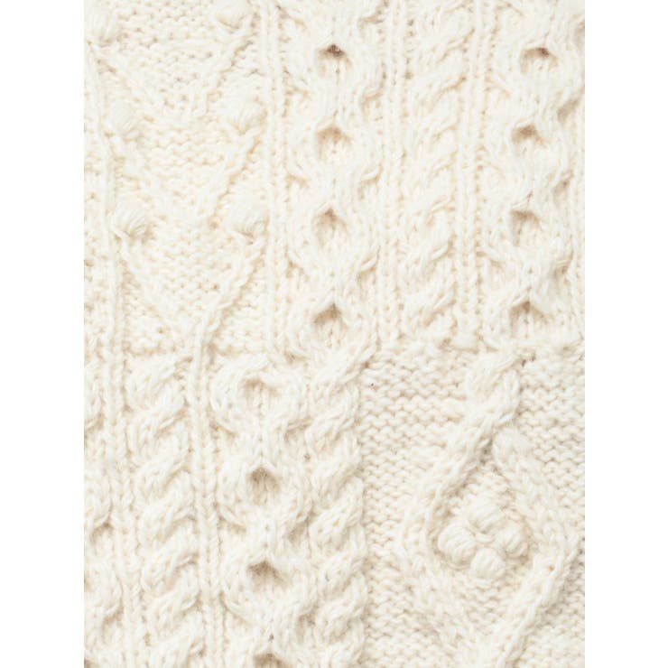 パッチワークケーブルルーズニット | Ungrid | 詳細画像32 