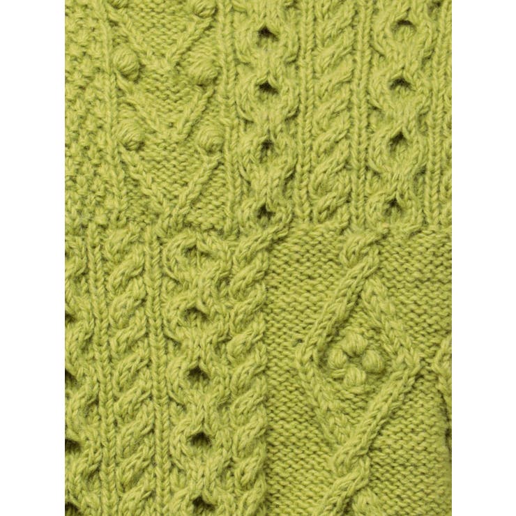 パッチワークケーブルルーズニット | Ungrid | 詳細画像33 