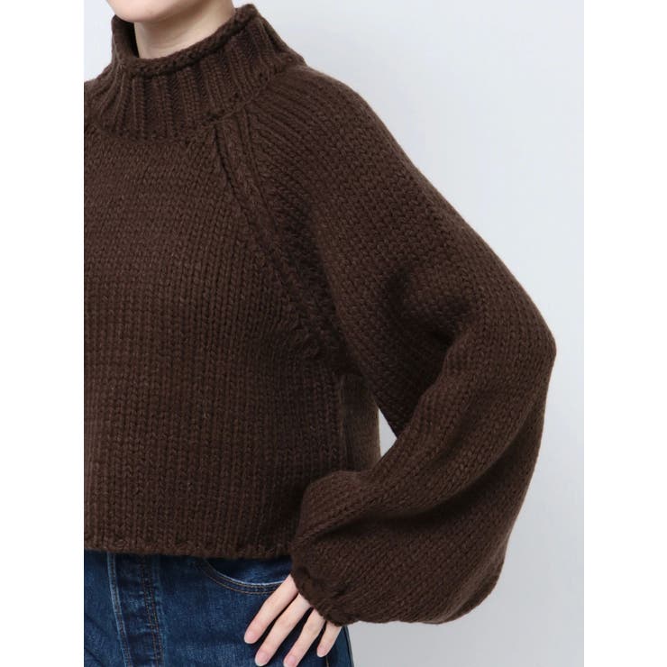 ローゲージハイネックショートニット | Ungrid | 詳細画像24 