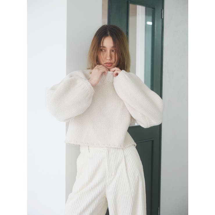 ローゲージハイネックショートニット | Ungrid | 詳細画像6 