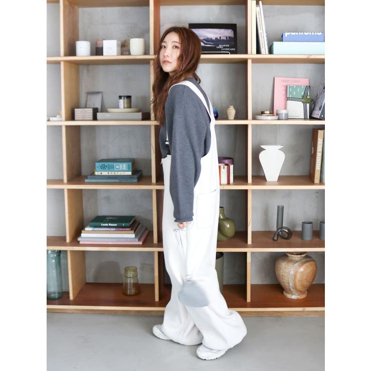カシミヤ混スムース編みルーズニット[品番：MKSW0060855