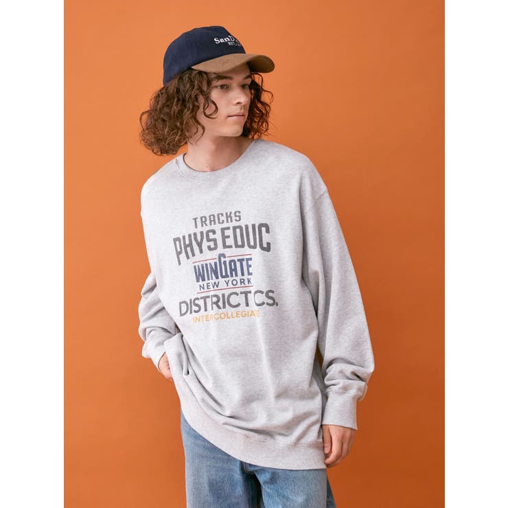 芸能人 愛用の通販 UNISEX】ヴィンテージカラーロゴスウェット[品番：MKSW0061231 トップス