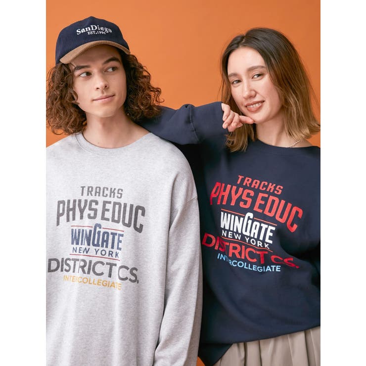UNISEX】ヴィンテージカラーロゴスウェット[品番：MKSW0061231