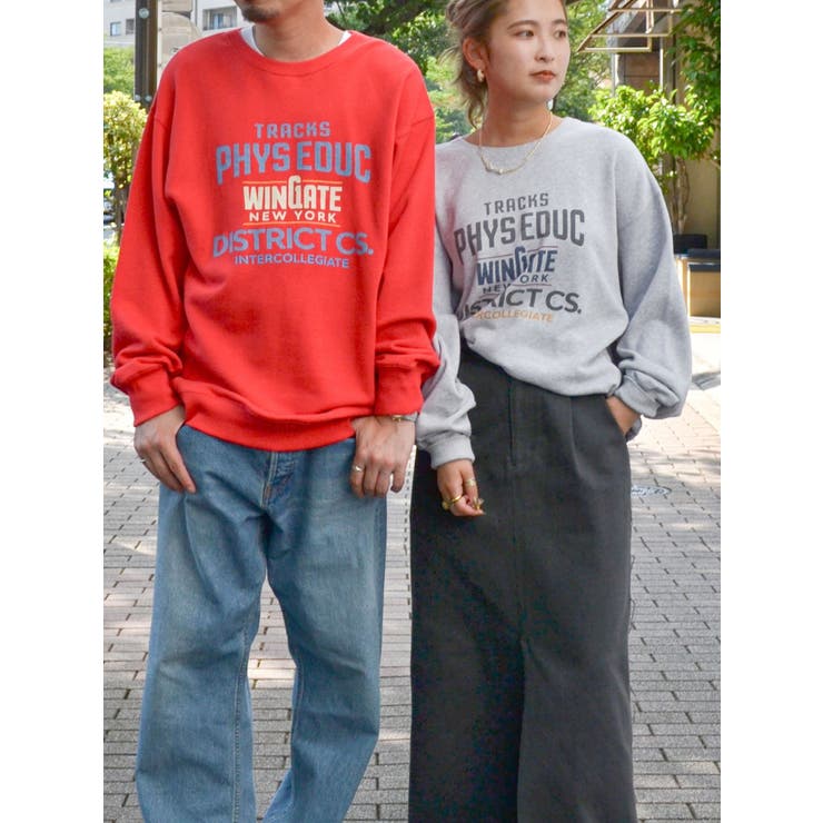 UNISEX】ヴィンテージカラーロゴスウェット[品番：MKSW0061231