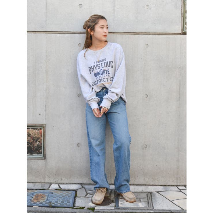 UNISEX】ヴィンテージカラーロゴスウェット[品番：MKSW0061231