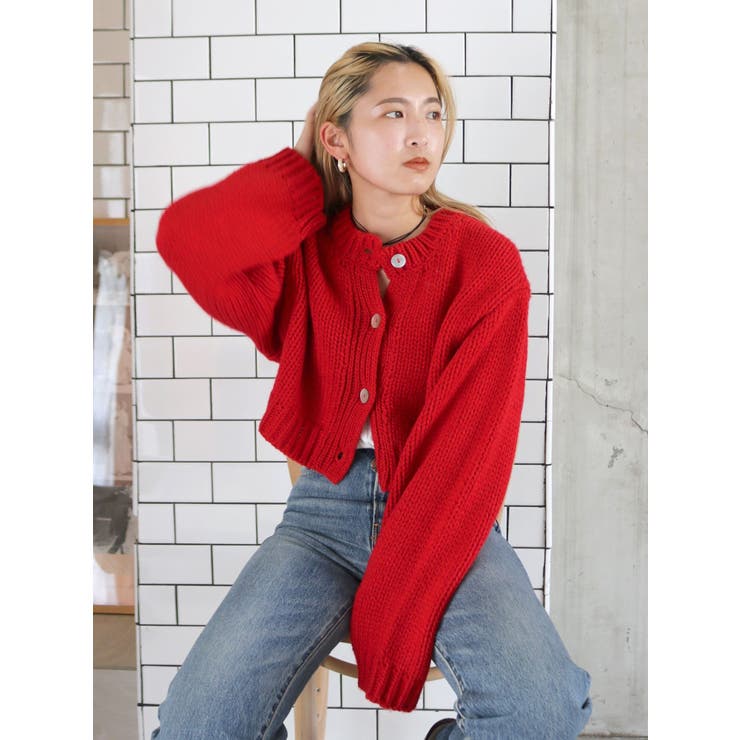 ローゲージニットカーデ | Ungrid | 詳細画像8 