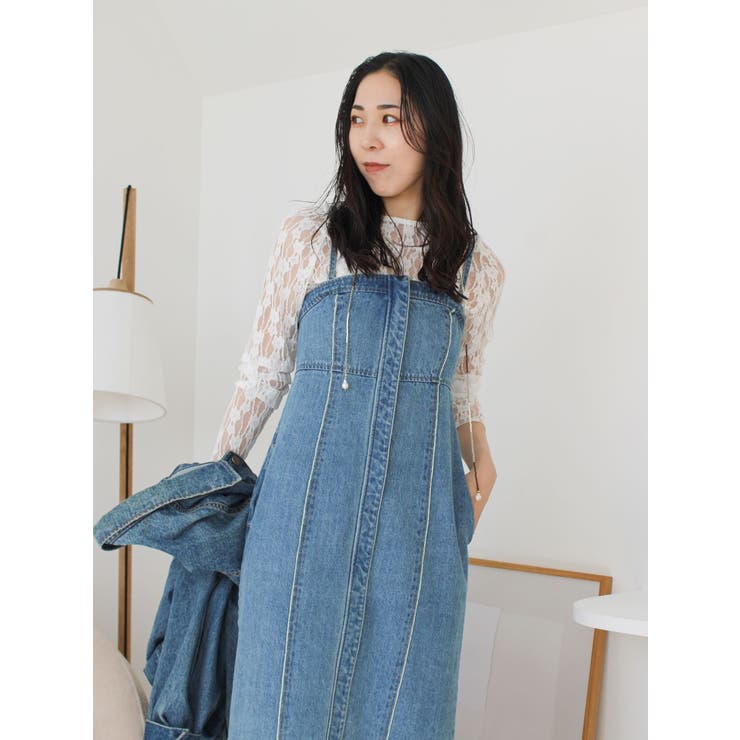 デニムベアワンピース[品番：MKSW0061532]｜Ungrid（アングリット）の