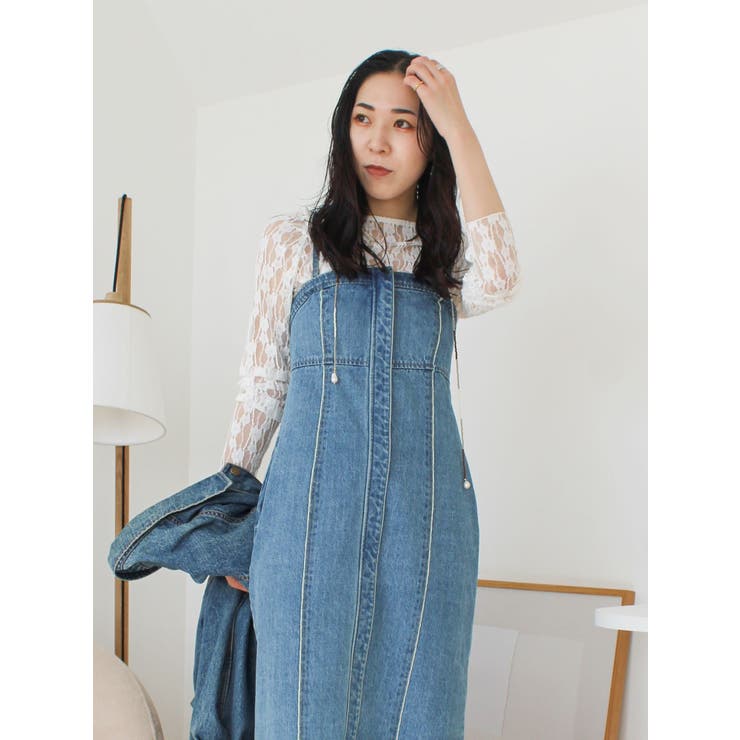 デニムベアワンピース[品番：MKSW0061532]｜Ungrid（アングリット