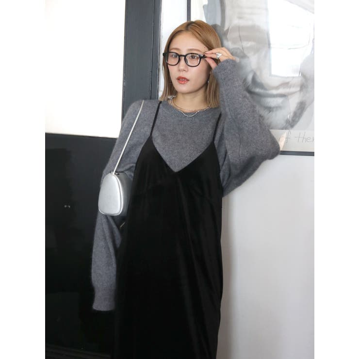 ベロアキャミワンピース | Ungrid | 詳細画像14 