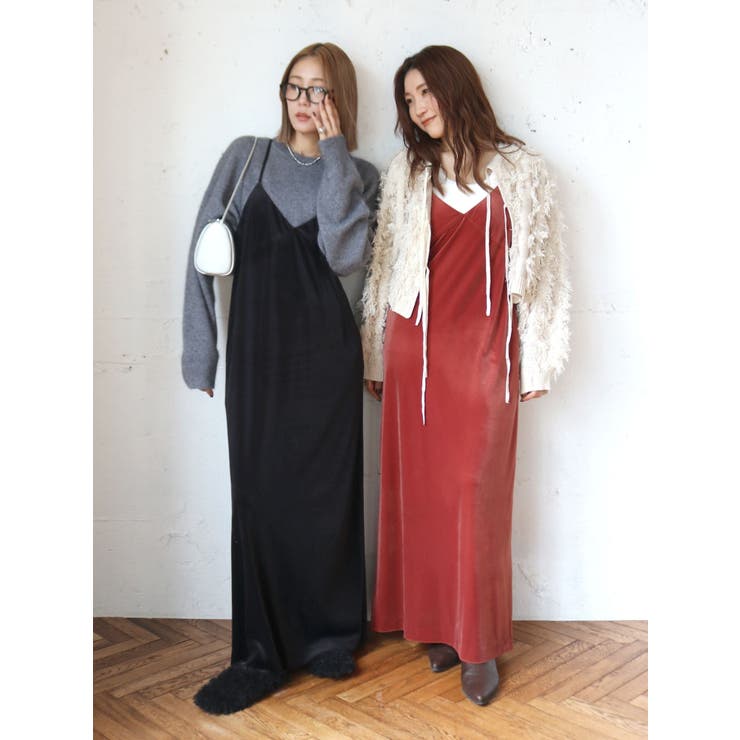 ベロアキャミワンピース | Ungrid | 詳細画像16 