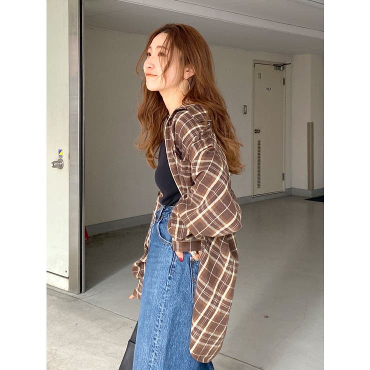 チェックルーズシャツ | Ungrid | 詳細画像3 