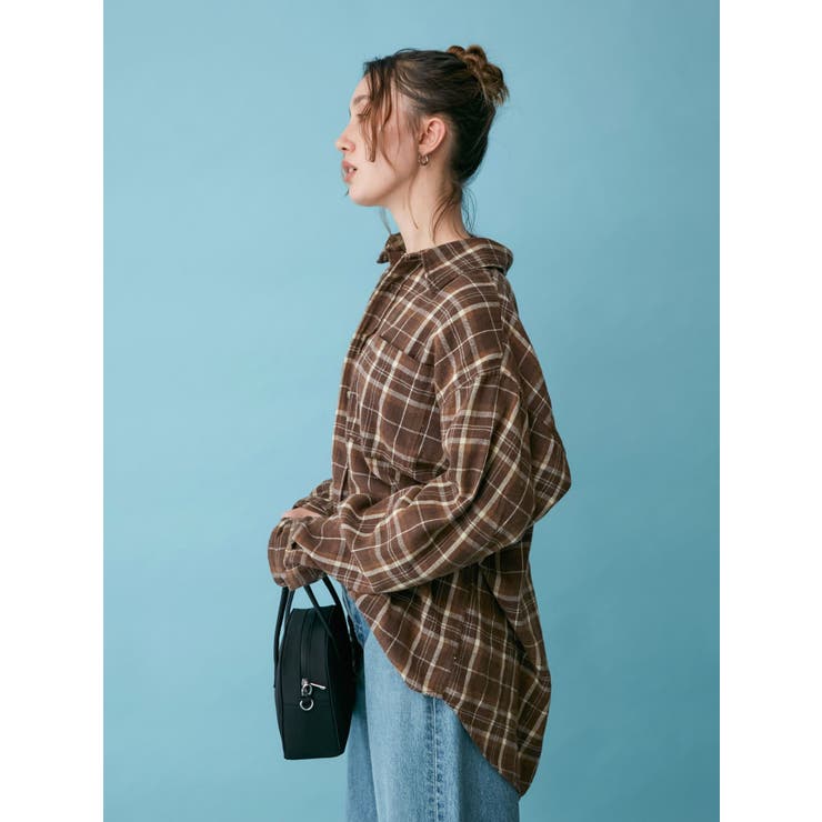 チェックルーズシャツ | Ungrid | 詳細画像7 