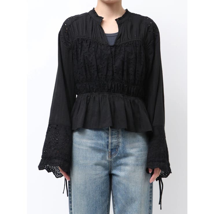 カットワークレースコンビブラウス | Ungrid | 詳細画像28 