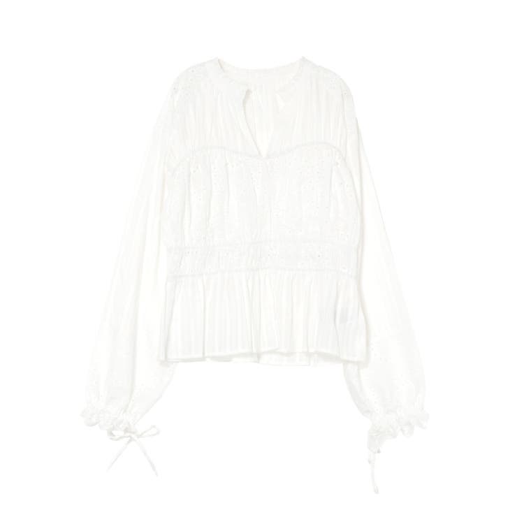 カットワークレースコンビブラウス | Ungrid | 詳細画像40 