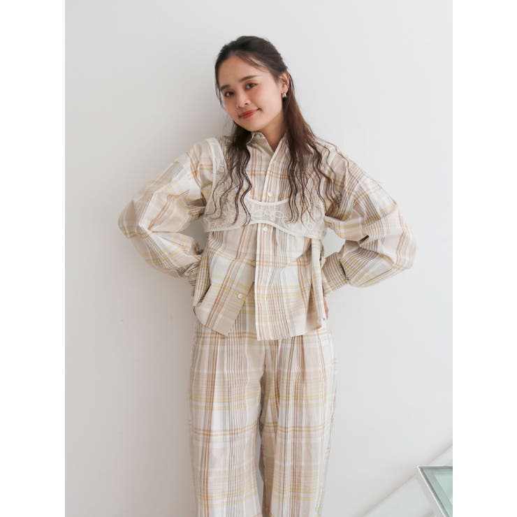 シアーエンブロイダリービスチェ | Ungrid | 詳細画像32 