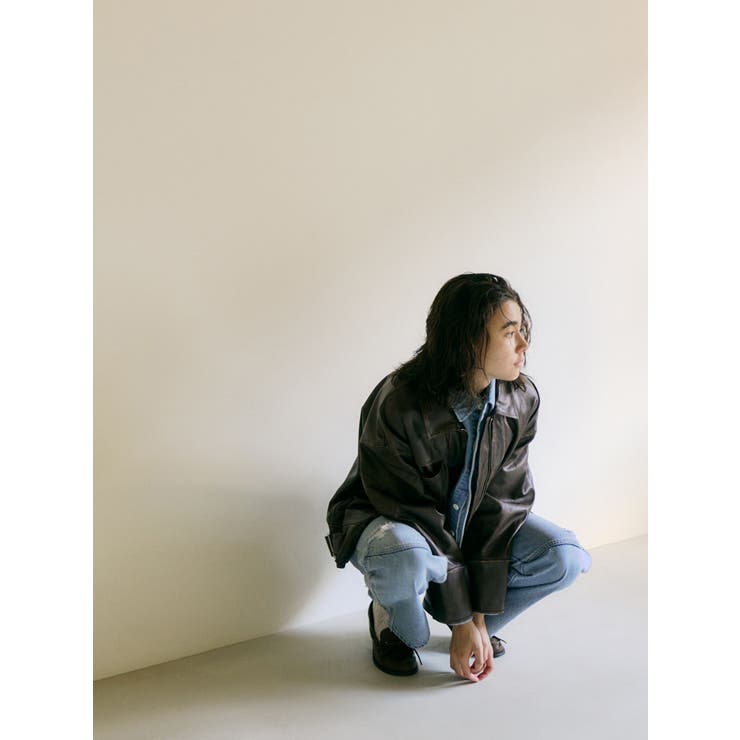 カットオフショートデニムシャツ[品番：MKSW0061467]｜Ungrid