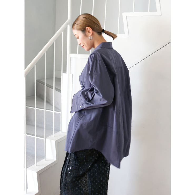 カットオフビッグシルエットシャツ | Ungrid | 詳細画像13 