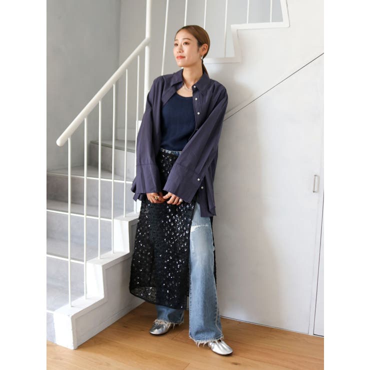 カットオフビッグシルエットシャツ | Ungrid | 詳細画像15 