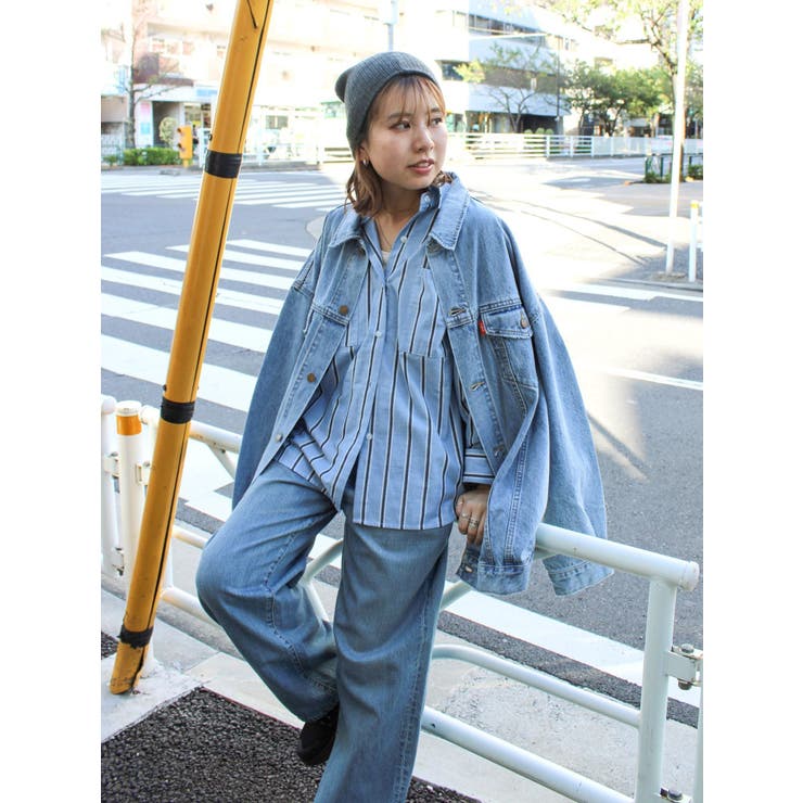 【WEB限定】ストライプルーズシャツ | Ungrid | 詳細画像18 