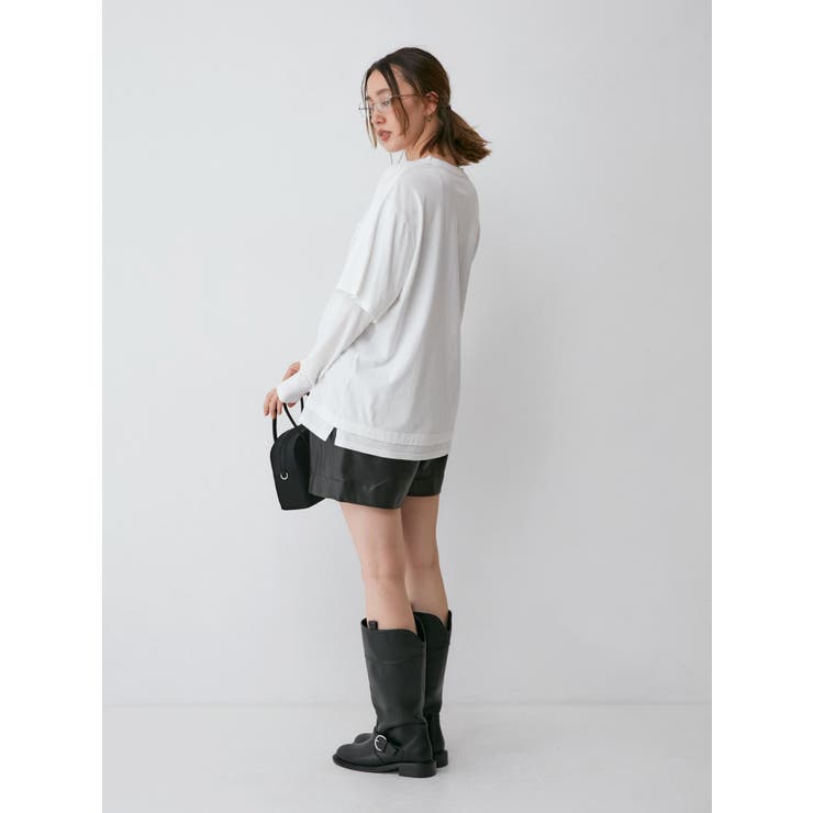 フェイクレザーショートパンツ | Ungrid | 詳細画像14 