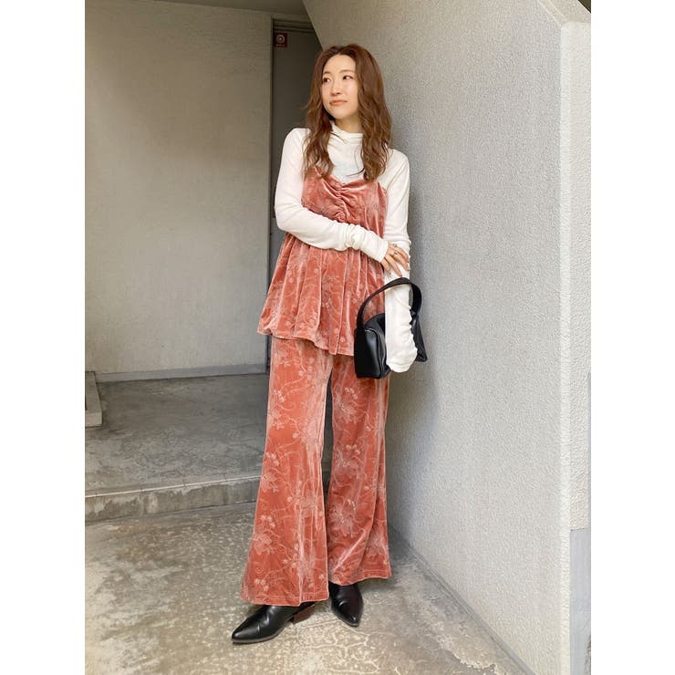 ベロア刺繍ラフパンツ | Ungrid | 詳細画像10 