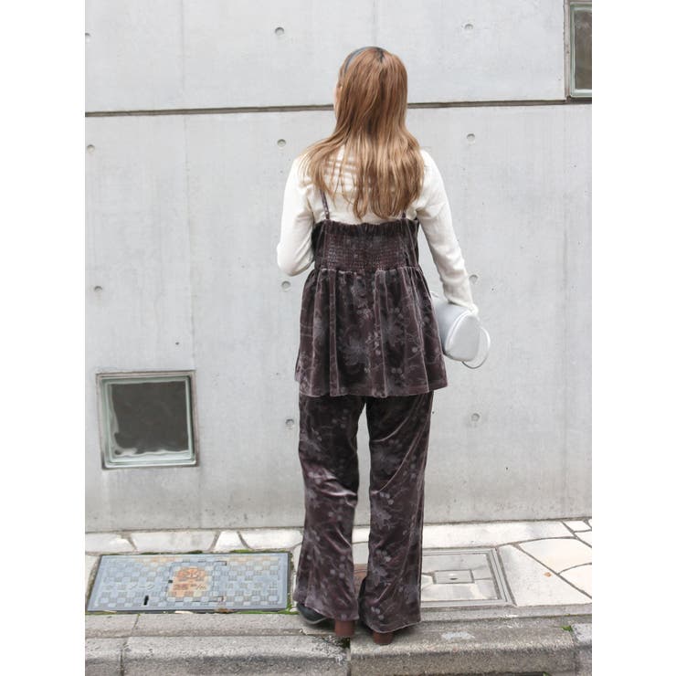 ベロア刺繍ラフパンツ | Ungrid | 詳細画像13 