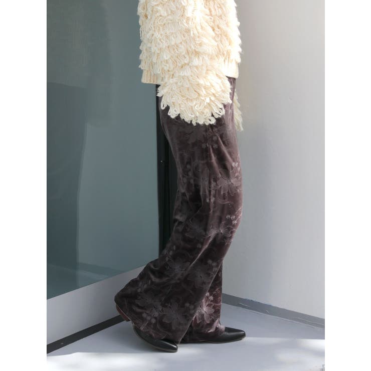 ベロア刺繍ラフパンツ | Ungrid | 詳細画像16 